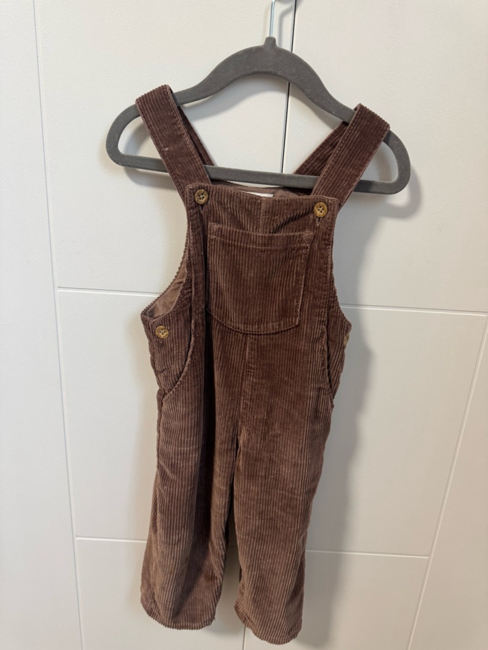 Baby Brown Corduroy Overalls